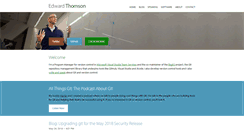Desktop Screenshot of edwardthomson.com